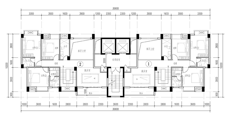 住宅建筑設(shè)計戶型圖